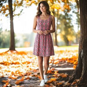 Y2K Babydoll Dress M Coquette Romantic Skater Flowy Soft Girl Twee Sleeveless